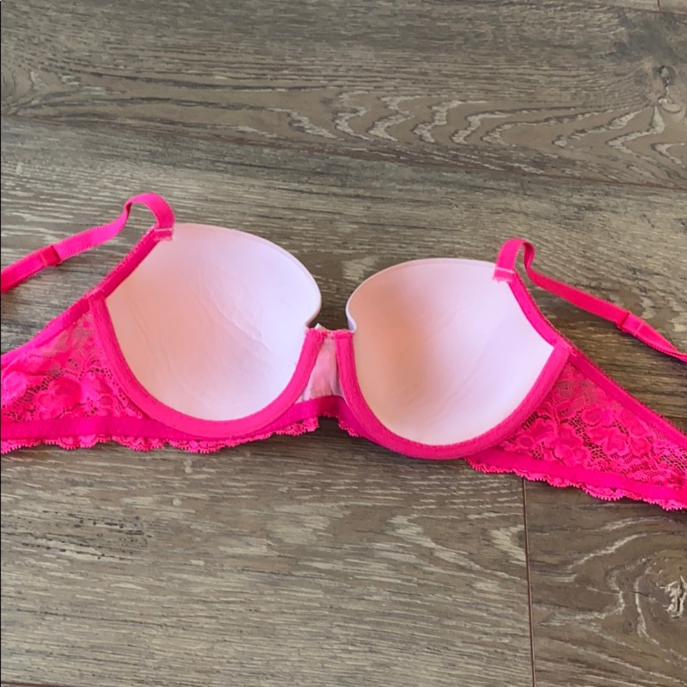 Dream Angels Demi Lined Pink Bra - Picture 4 of 5
